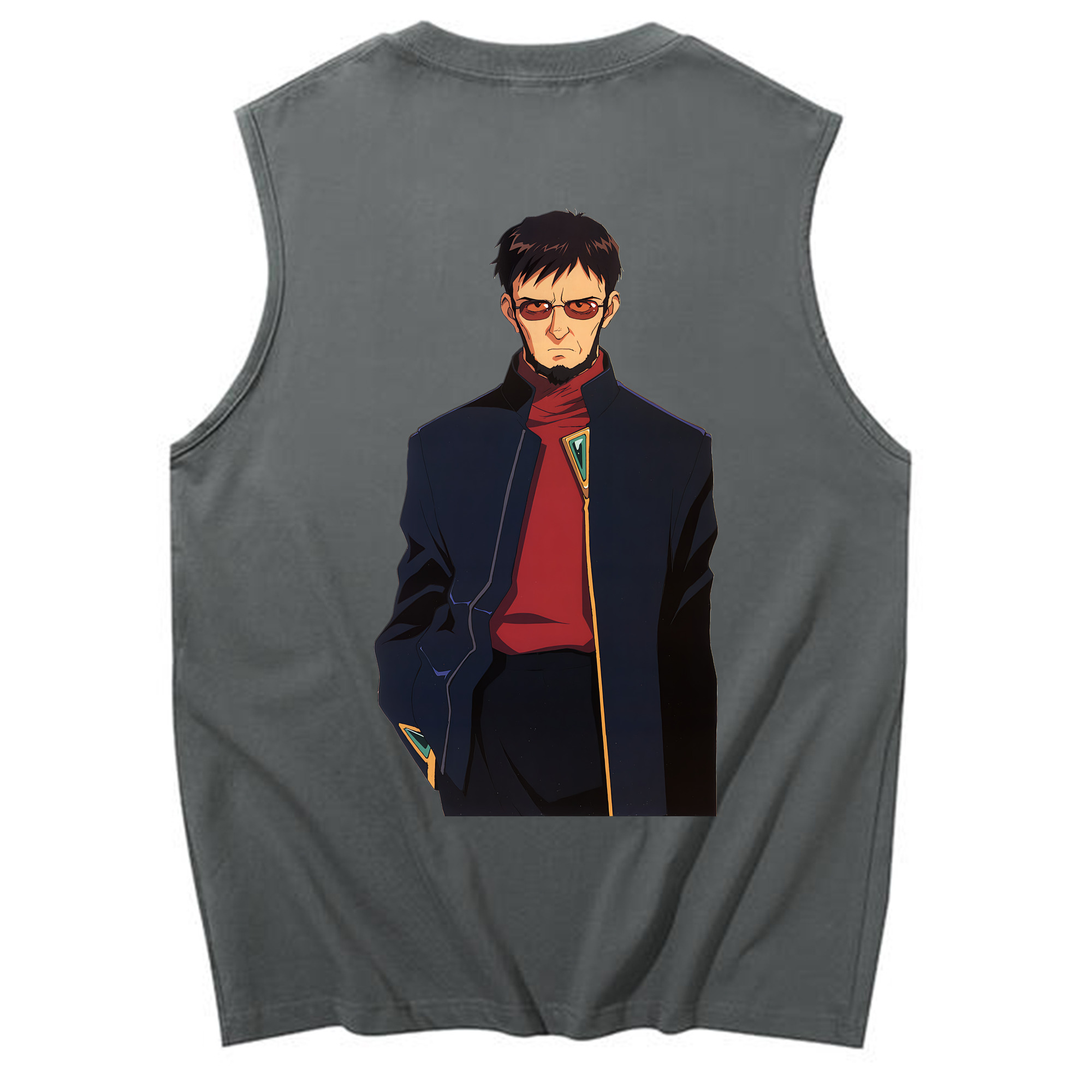 （画像用） EVA 新世紀エヴァンゲリオン コットン100％タンクトップ（背面プリント）